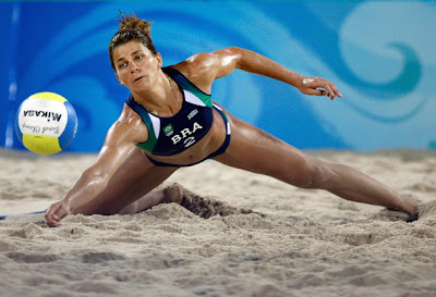 Hot Women beach volleyball