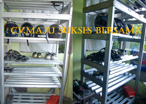  Rak  Sepatu Bahan Baja  ringan  BAJA  RINGAN  TARUNA TRUSS