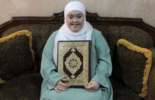 A girl with Down syndrome surprised the world by memorizing the Qur'an