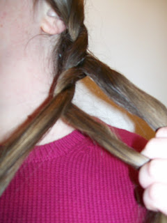 1850s/1880s cable plait in progress