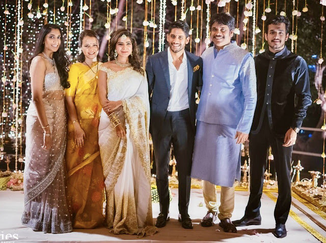 Akkineni Naga Chaitanya, Samantha Engagement Ceremony Photos