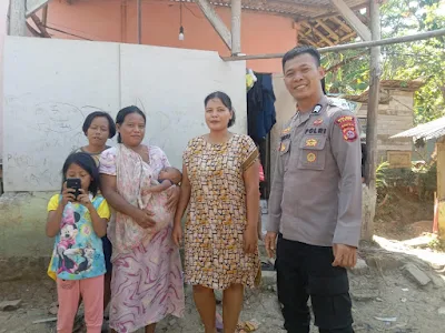 Dengan Aktifkan Sambang, Bhabinkamtibmas Polsek Cimarga Polres Lebak Sampaikan Himbauan Kamtibmas