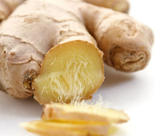 ginger and two slices of ginger