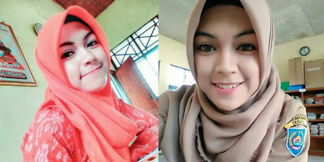 Ini Rizma Uldiandari, Guru Cantik dari Tegal yang Rela Dibayar Rp 75.000 Per Bulan