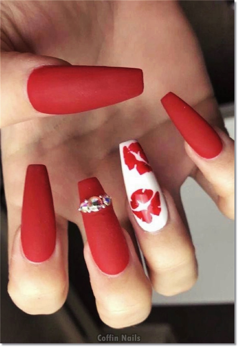 Coffin Nail, Coffin Nail Design, Coffin Nail Ideas