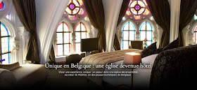 Igreja transformada em hotel em Malines, Bélgica.