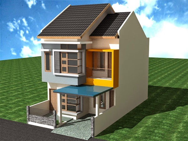 Gambar Rumah  Minimalis  Dan Denah  Ruangan Gambar Con