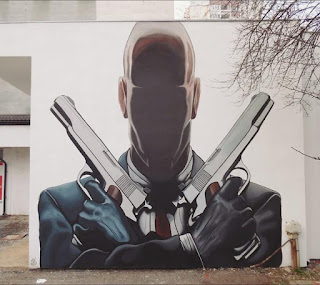 Best Graffiti Urban Street Art Hitman By Deni