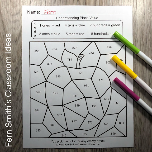 Click Here to Download This 2nd Grade Go Math 2.5 Place Value to 1,000 Bundle of Task Cards, Center Games, and Color By Numbers