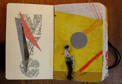 Imaginative Sketchbook Collages