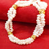 LPQSN0648 PRICE: 550.QAR  21K Gold Maria Pearl Bracelet