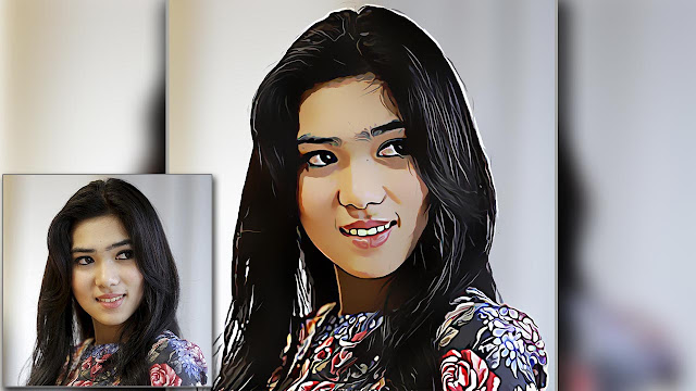 Vector painting effect in photoshop