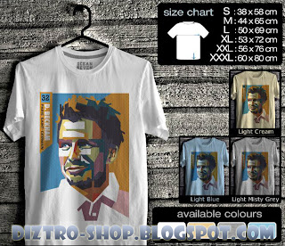 Kaos Pop Arts David Beckham