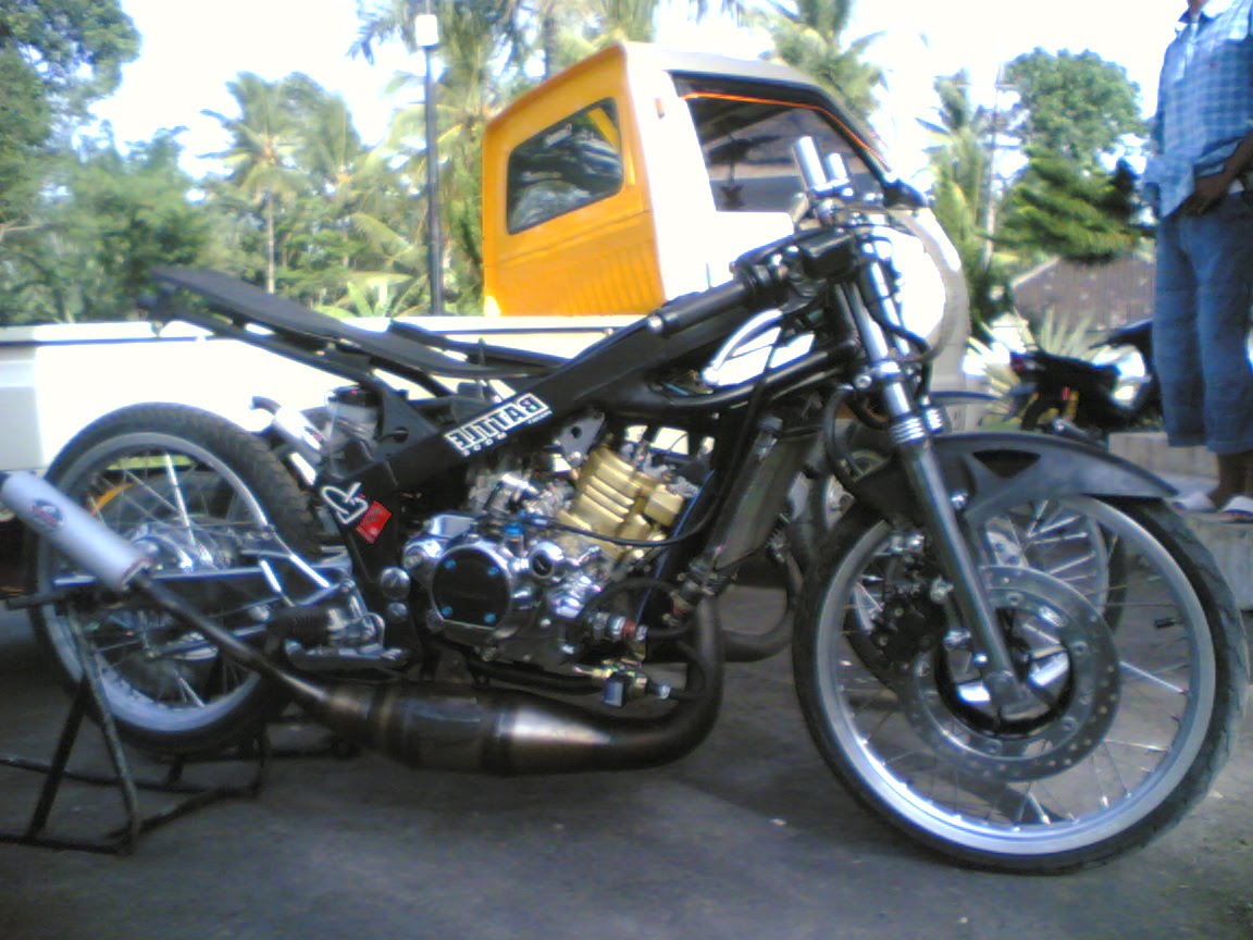 Modifikasi Motor Drag Yamaha 80