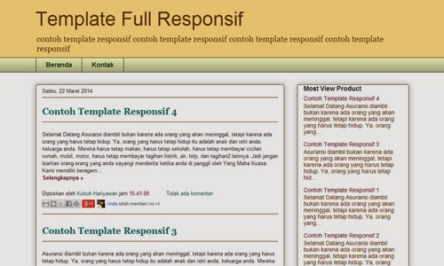 Template Full Responsif