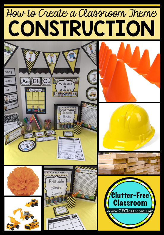  Construction  Themed Classroom Ideas  Printable 