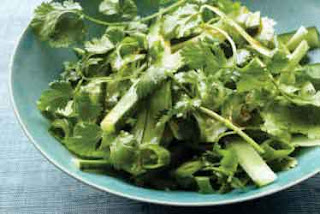 Spicy Cilantro-Scallion Salad