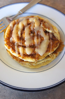 Cinnamon Roll Pancakes: Savory Sweet and Satsifying