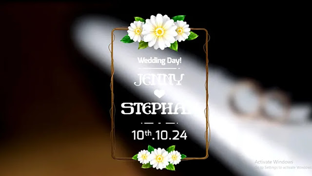 A Wedding Title Project for Adobe Premiere Pro