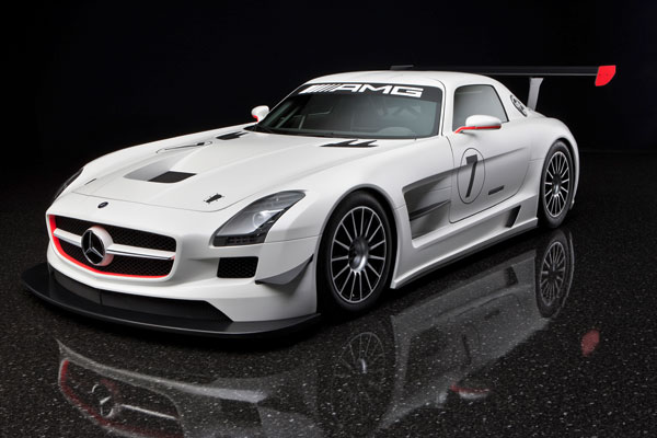 Mercedes Gullwing SLS AMG GT3 Mercedes says the GT3's 62litre V8 is