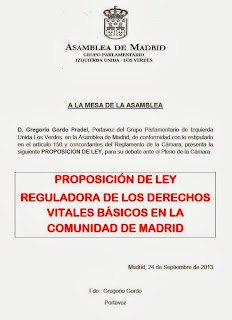 Para Izquierda Unida de Hoyo de Manzanares, esta ley muestra que IU está situada "en la realidad social" y se presenta como "una fuerza no sólo de lucha, sí no también  de gobierno y como la fuerza política fundamental para el cambio a la izquierda que necesita Hoyo de Manzanares y Madrid".