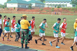 Korem 033/WP Bidang Kejasmanian Pimpin Test Kesamaptaan Diikuti 75 Pelamar PNS Kemenkumham 