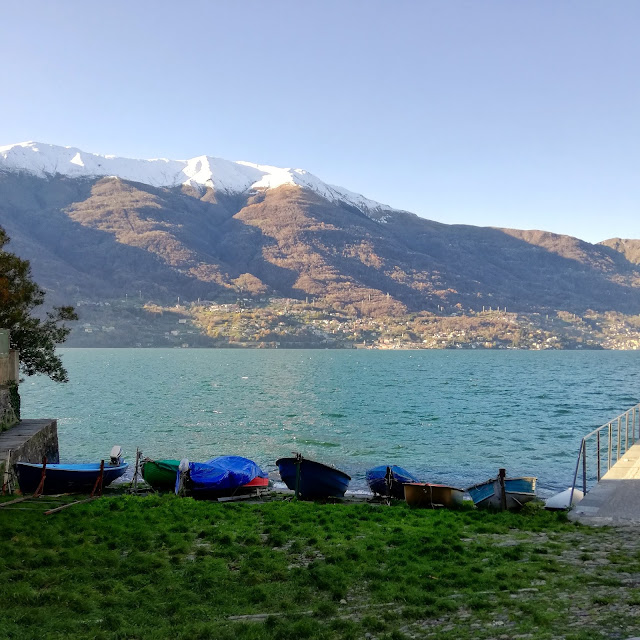 A view of Lake Como seen from Dervio