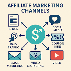 Affiliate Marketing channels to promote Affiliate links