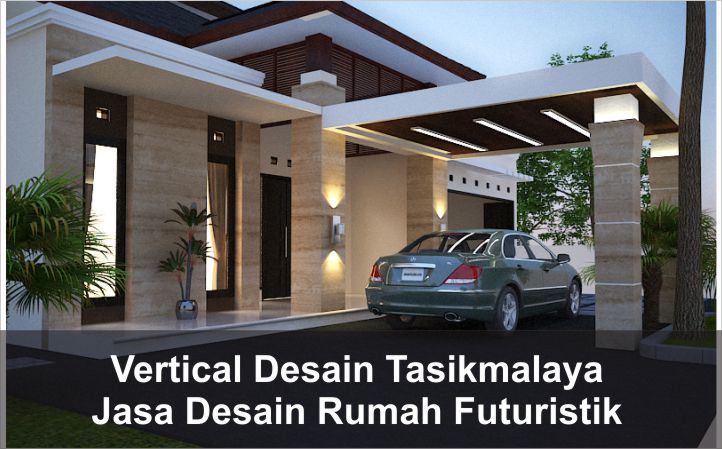 Vertical Desain Rumah Futuristik Tasikmalaya