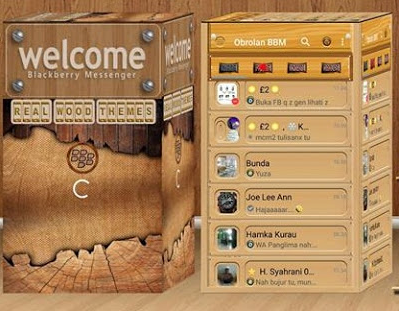 BBM Real Wood Apk v2.13.1.14