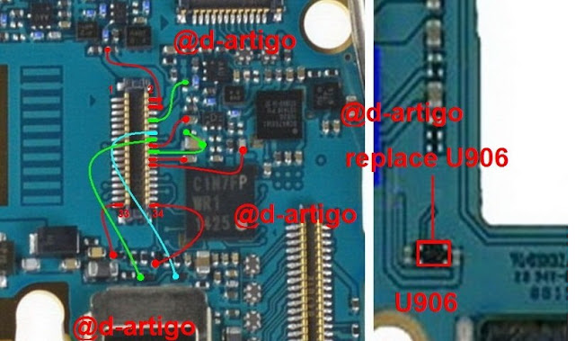 sửa G850F Mất Đường Camera 