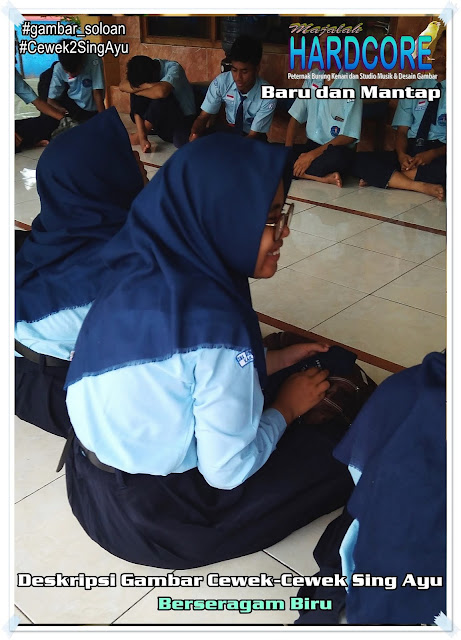 Gambar Siswa-Siswi SMA Negeri 1 Ngrambe (Cover Biru) - Buku Album Gambar Soloan edisi 5