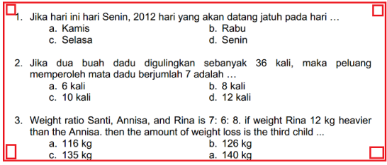 Soal Dan Pembahasan Tes Masuk Smp / Mts Tahun 2020/2021 | sch. paperplane