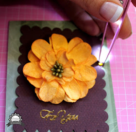 For You card by Bernii Miller for Couture Creations using the Heart Ease collection.
