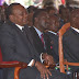 ‘Kumeza Mate Sio Kula Nyama’.. Uhuru Mocks Raila At Ole Ntimama Burial (VIDEO)