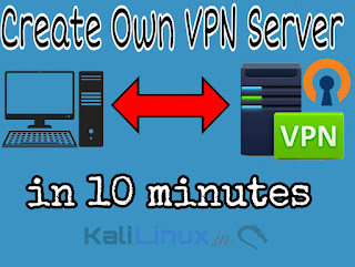 Make own VPN server in Kali Linux