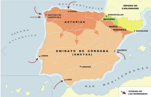 Resultado de imagen de emirato de córdoba siglo IX