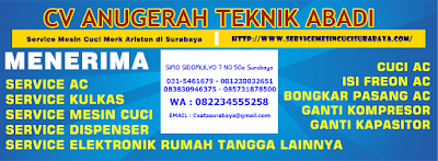 Service Mesin Cuci Merk Ariston di Surabaya