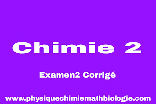 Examen2 Corrigé de Chimie 2 (Thermodynamique) 2023 PDF