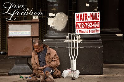 Homeless man, Las Vegas Nevada street photography, New Braunfels destination photographer