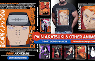 PAIN AKATSUKI PNG TSHIRT DESIGN 