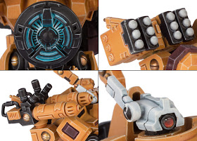 Tau XV88 Broadside Battlesuit Details