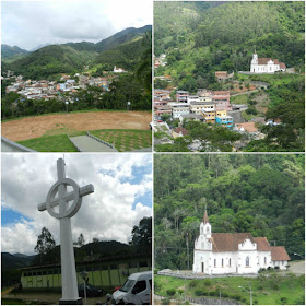 O que ver e fazer em Santa Leopoldina (ES) - monumento ao imigrante e vista da cidade