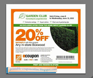 Free Printable Home Depot Coupons