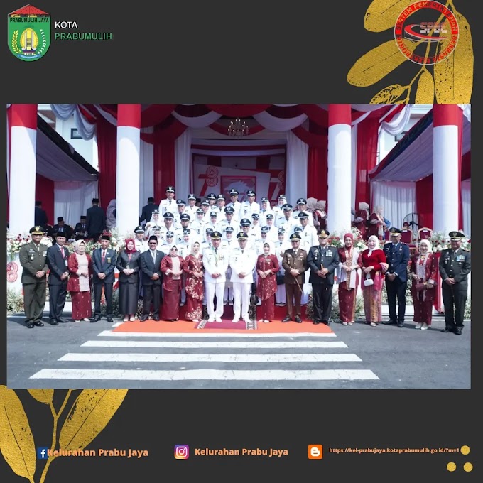 Prabumulih 17 Agustus 2023Upacara Detik- Detik Prolakmasi dab pengibaran bendera Merah Putih Di Rumah Dinas Wali Kota dipimpin langsung oleh Walikota Prabumulih Ir. RidhoYahya  Selamat Hari Kemerdekaan yang ke-78, Indonesia! Semoga semangat perjuangan para pahlawan terus menginspirasi kita untuk membangun negeri ini lebih baik