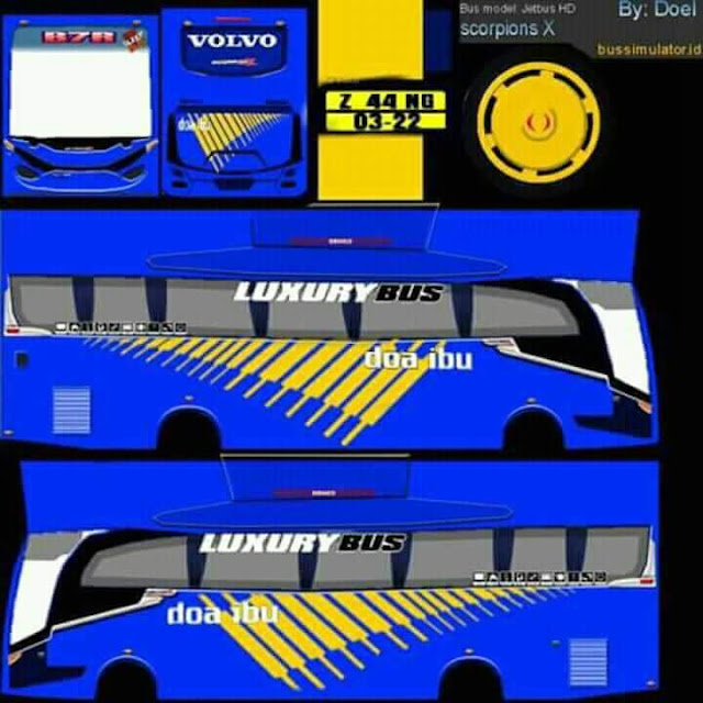 Berbagai Livery Bus Simulator Indonesia