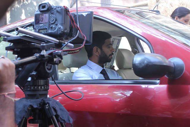 A Still from the shooting of "That Sunday" starring Rohit Kumar, Cannes selection