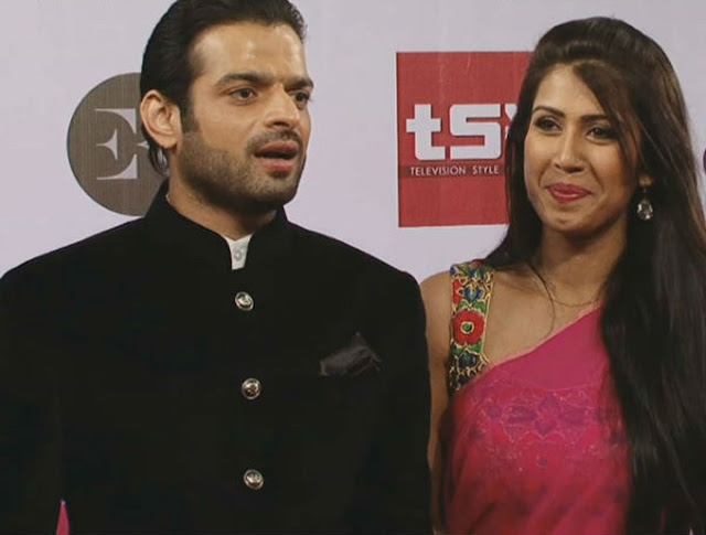 Karan Patel & Ankita Bhargava Couple Wallpaper Download