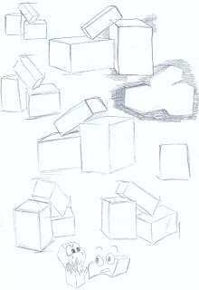 Contact RIzzI..: Life Drawing- More Boxes and Shading