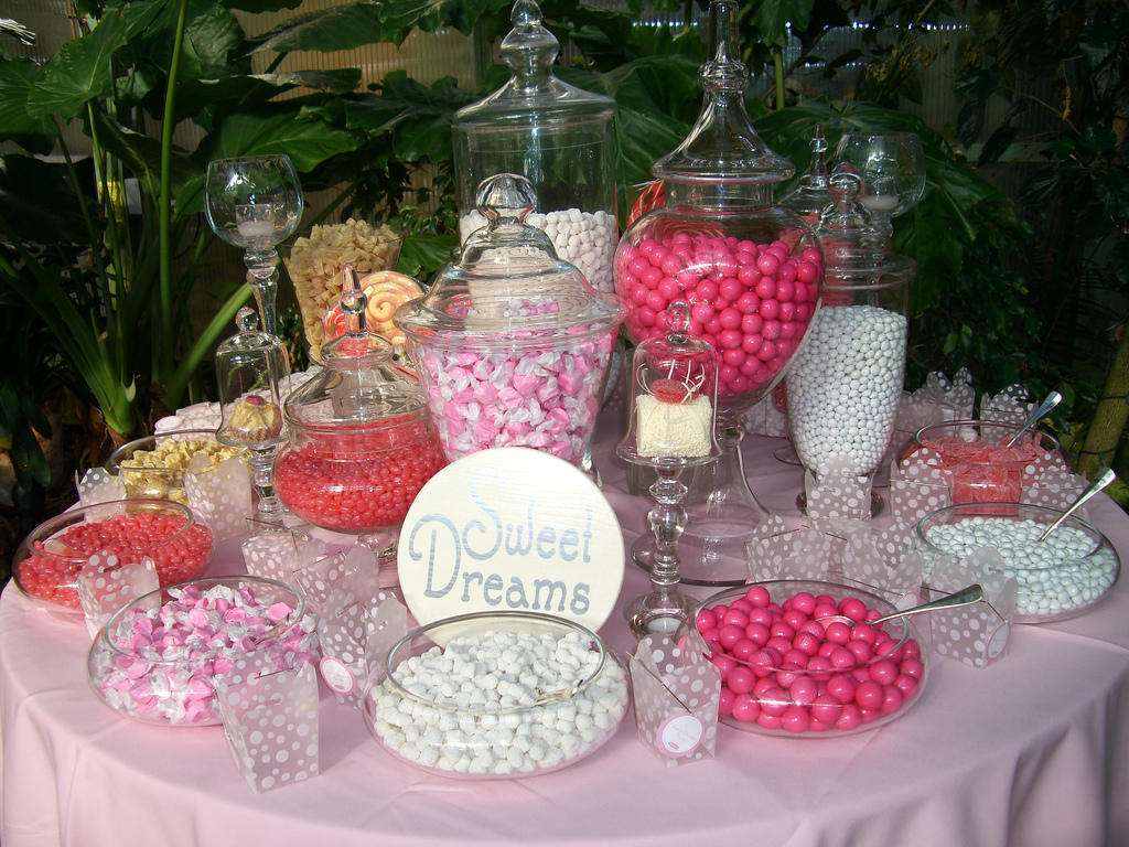 Glass Wedding Centerpieces